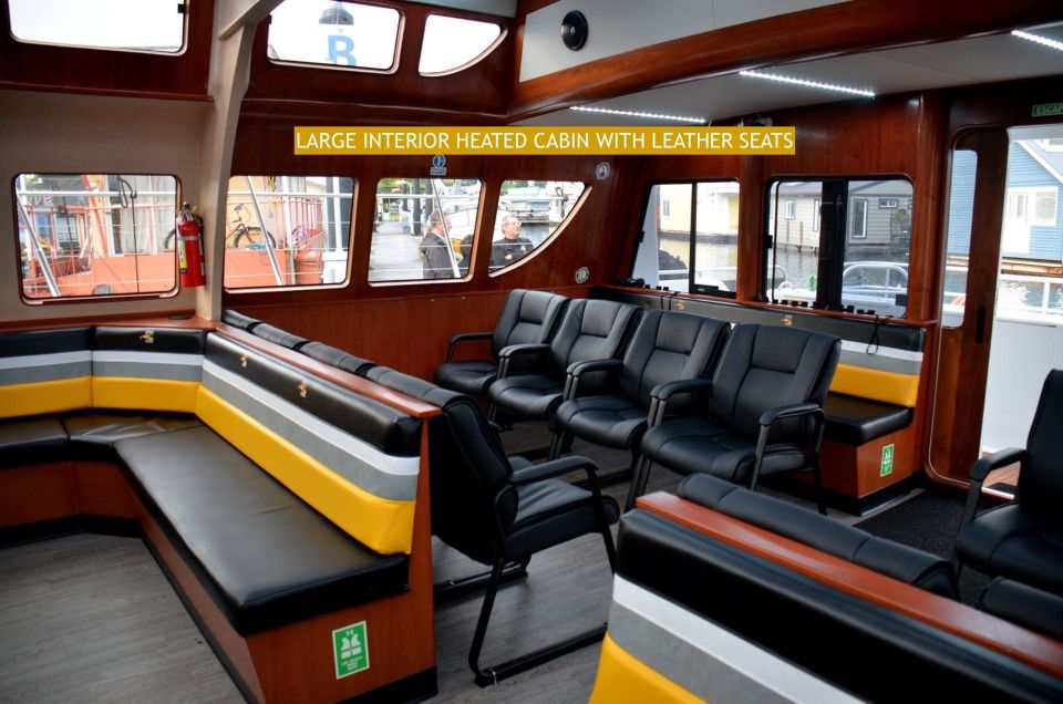 Victoria: Whale and Wildlife Semi-Covered Boating Tour - Comfortable Catamaran Experience