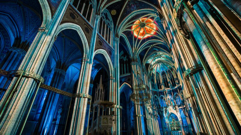 Vienna: Light of Creation Votivkirche Immersive Light Show - The Architecture as a Canvas