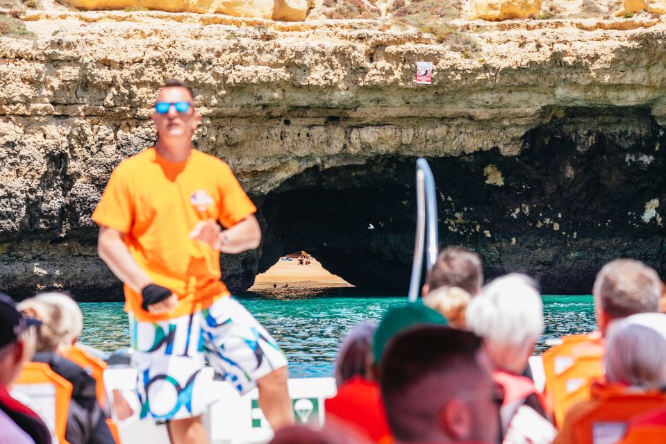 Vilamoura: Benagil Cave Boat Tour With Entry - Boat and Transportation