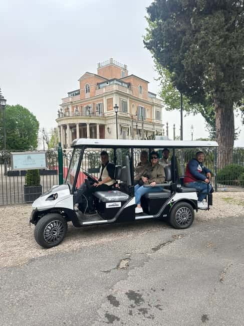 Villa Borghese: golf cart tour with hotel pickup - Key Points