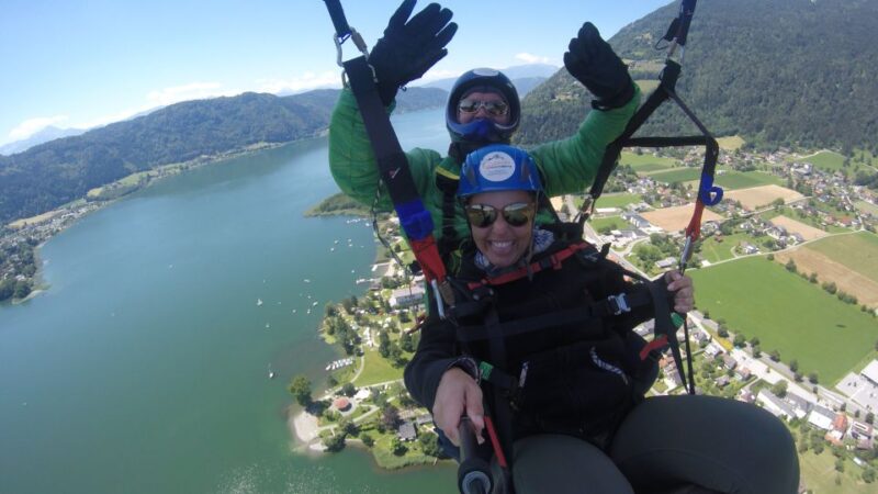 Villach/Ossiachersee: Paragliding Action Tandem Flight - Inclusions