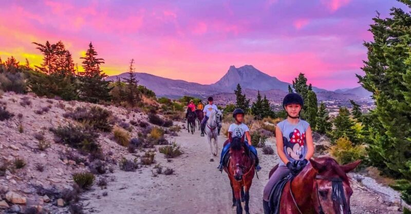 Villajoyosa Horseback Riding in the Mountains with sea views - Frequently Asked Questions