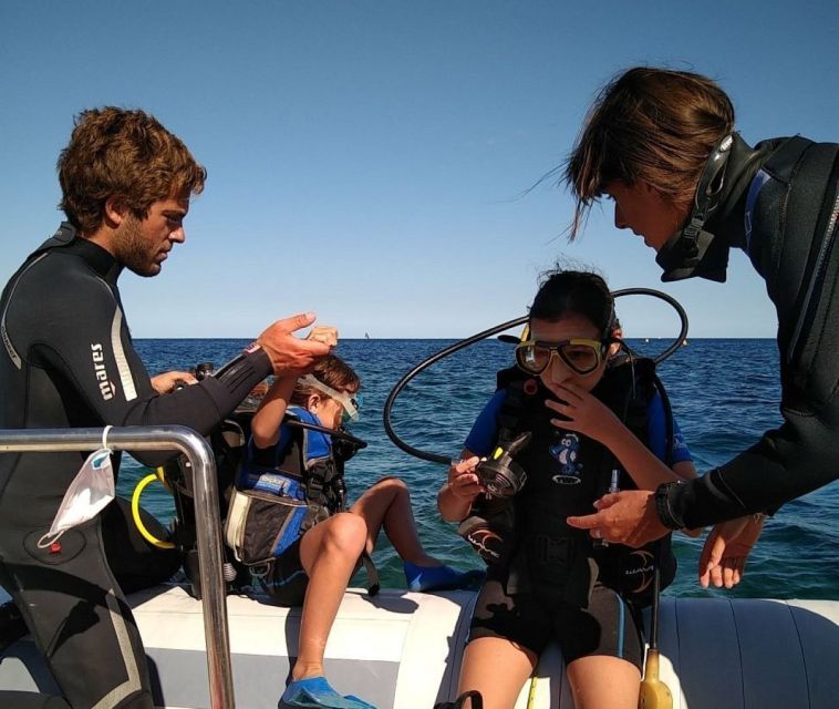 Villasimius: Capo Carbonara First Time Dive With Instructor - Safety Measures and Instructor Guidance