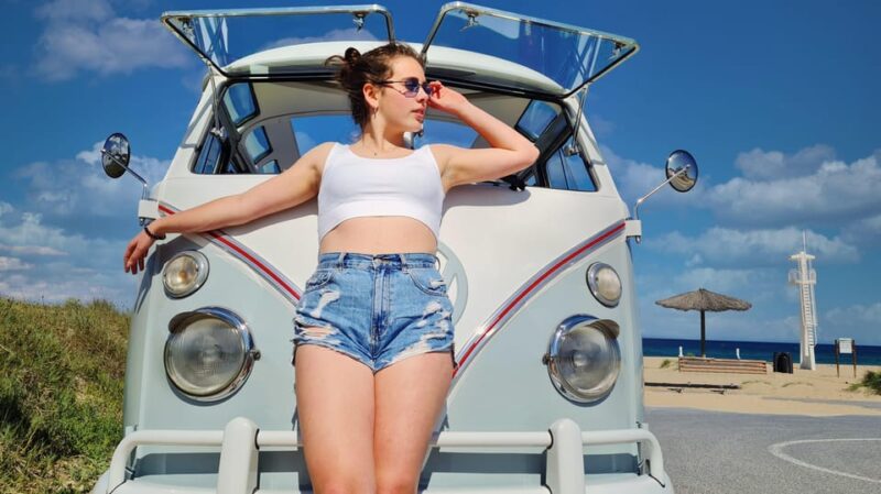 Vintage Tour Around Alicante in Genuine Kombi T1 Vans - Exploring the Palmeral and Its Charm