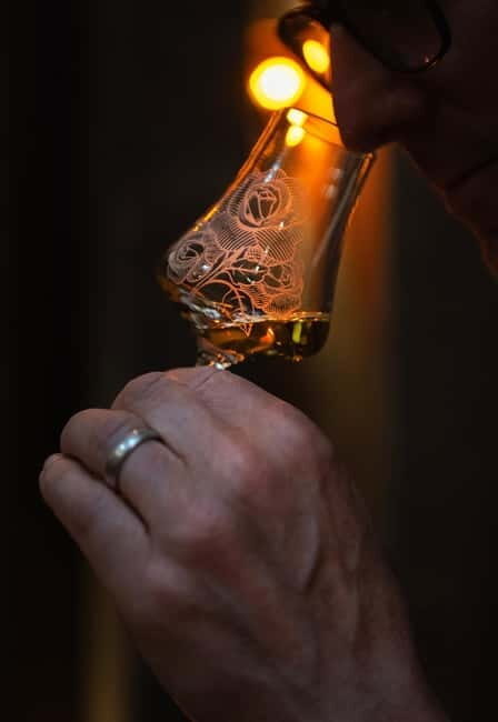 VIP distillery tour & flight of three aged Rosebank Whiskies - Key Points