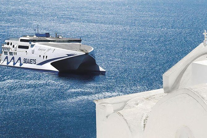 VIP Ferry Ticket From Piraeus Port To Santorini & Private Transfer Included - The Sum Up