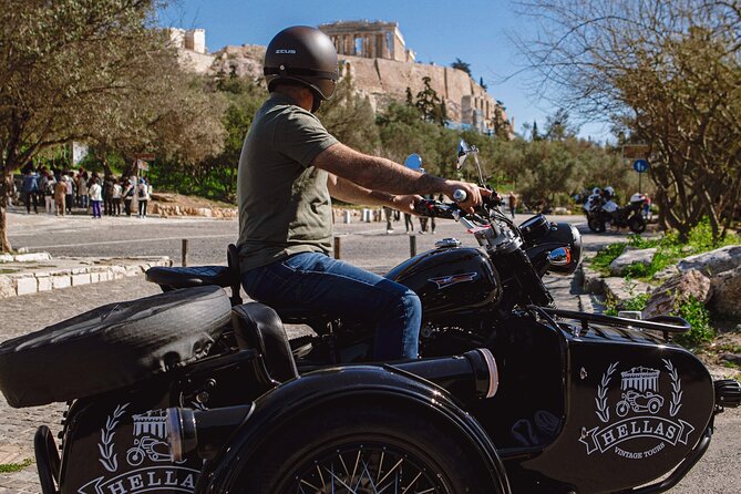 VIP Private Tour of Athens Acropolis & Plaka in a Sidecar - Meeting and Pickup