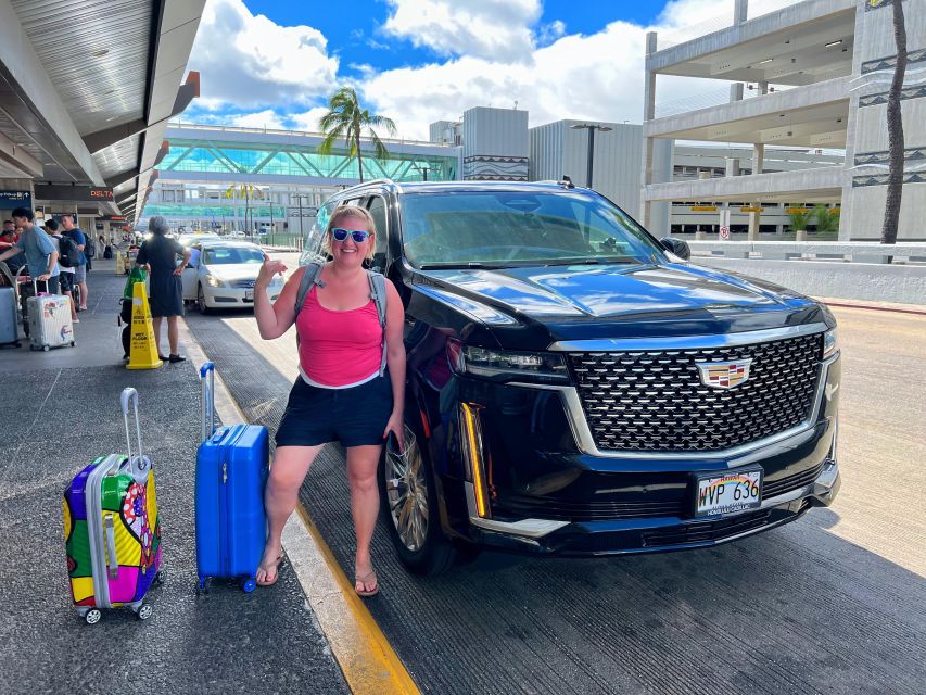 VIP Transfer Between Waikiki & Honolulu Airport, /Vice Versa - Included Transfer Services and Features