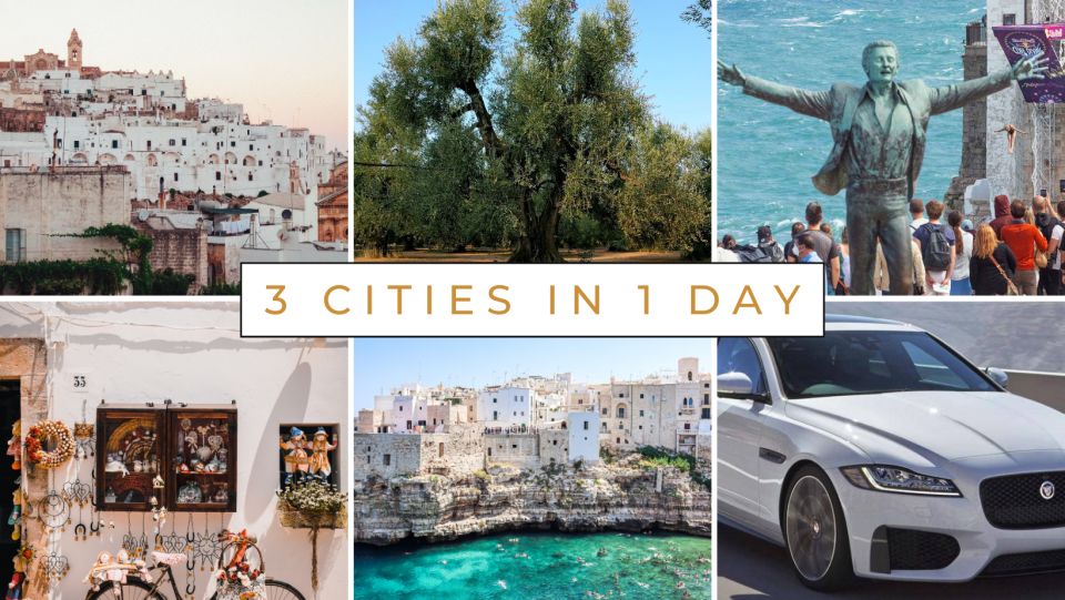 Visit Ostuni, Locorotondo & Polignano! Group Tour From Bari - Key Points