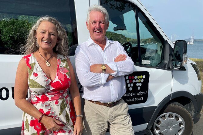 Waiheke 'FLAVOURS' of lunch Wine Oil Beer Spirits max 11 clients - Transportation and Group Size