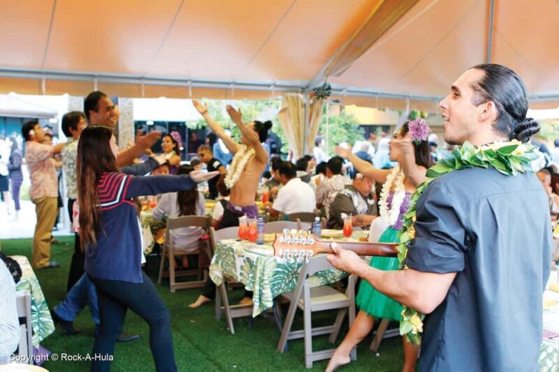 Waikiki: Luau and Buffet w/ optional Rock-A-Hula Show - The Rock-a-Hula Show: A Modern Twist on Hawaiian Entertainment