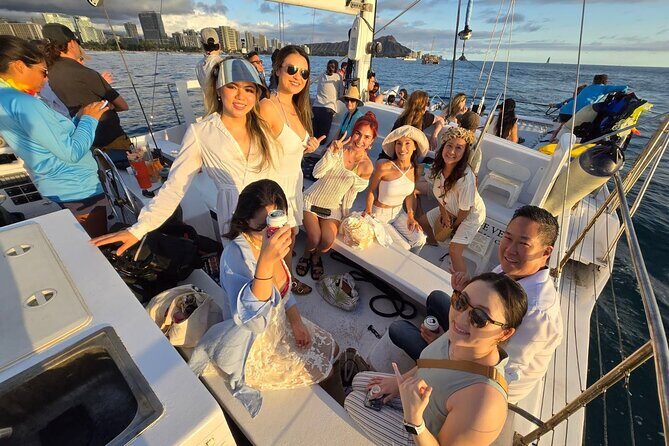 Waikiki Sunset Cruise and Iconic Views with Swimming - Key Points