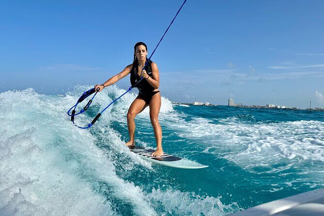 Wake Surfing Lessons and Snorkeling #1 Experience Cancun 4hr - Key Points