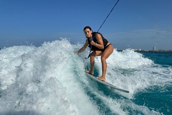 Wake Surfing Lessons & Snorkeling - #1 Experience in Cancun 4hr - Key Points