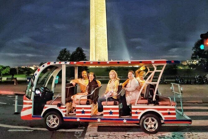 Washington DC Monuments & History Guided Moonlight Tour by E-Cart - Introduction to the Tour