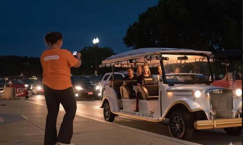 Washington DC: Monuments Moonlight Guided Electric Cart Tour - An Engaging Introduction to D.C. at Night