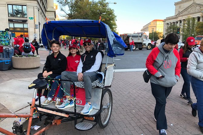 Washington DC National Mall and Museums Pedicab Tour - Weather Considerations