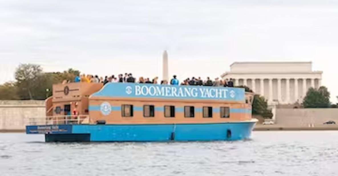 Washington, Dc: Potomac River Yacht Cruise With Open Bar - Inclusions