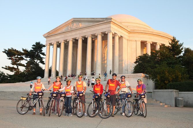 Washington DC Sites at Night Guided Bicycle Tour - Itinerary Details