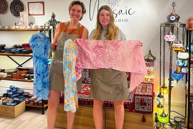 Water Marbling Workshops in Somerset New Jersey - Location and Meeting Point