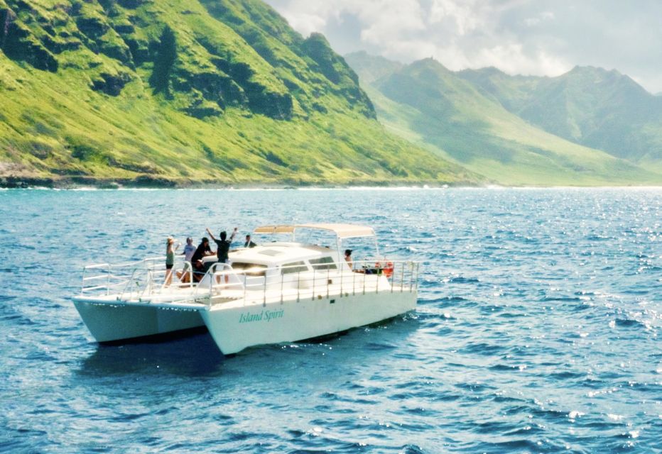 West Oahu: Dolphin Watching and Snorkeling Catamaran Cruise - Key Points