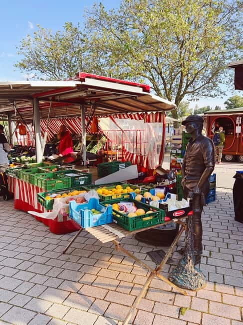 Wiesbaden: Schierstein Weekly Market & Harbor Tour - Key Points