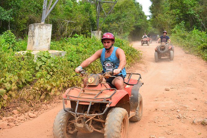 Wild Jungle Adventure! Cenote, ATV (Shared) & Zip Line from Cancun - Key Points