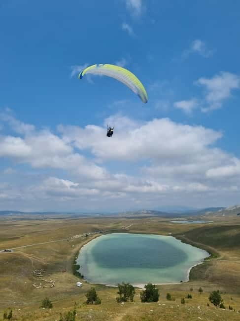 Winch Tandem Paragliding - Durmitor National Park - Key Points