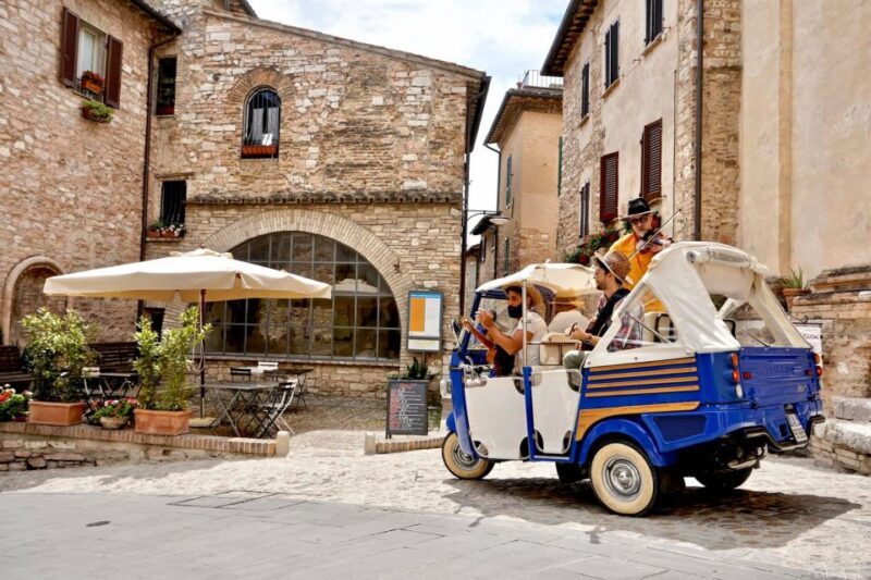 Wine Tour Spello in Tuk Tuk English +Spanish - Frequently Asked Questions