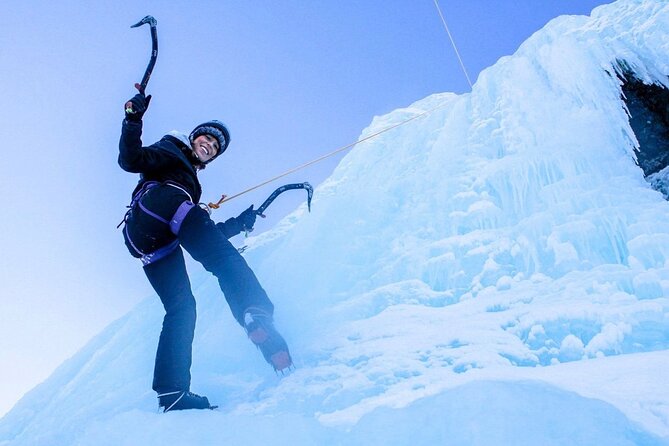 Winter Helicopter Ice Climbing Adventure - Preparing for Ice Climbing