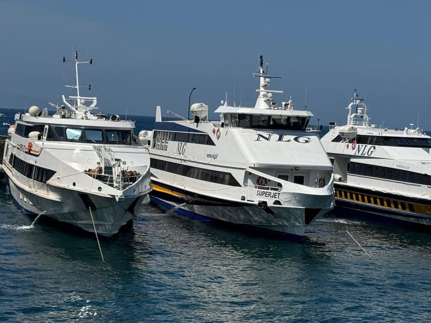 Winter Tour Naples: Ferry Boat Ticket to Amalfi and Positano - Winter Tour - Transportation and Travel Times