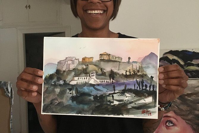workshop for painting acropolis/landscape with local artist - What the Workshop Offers