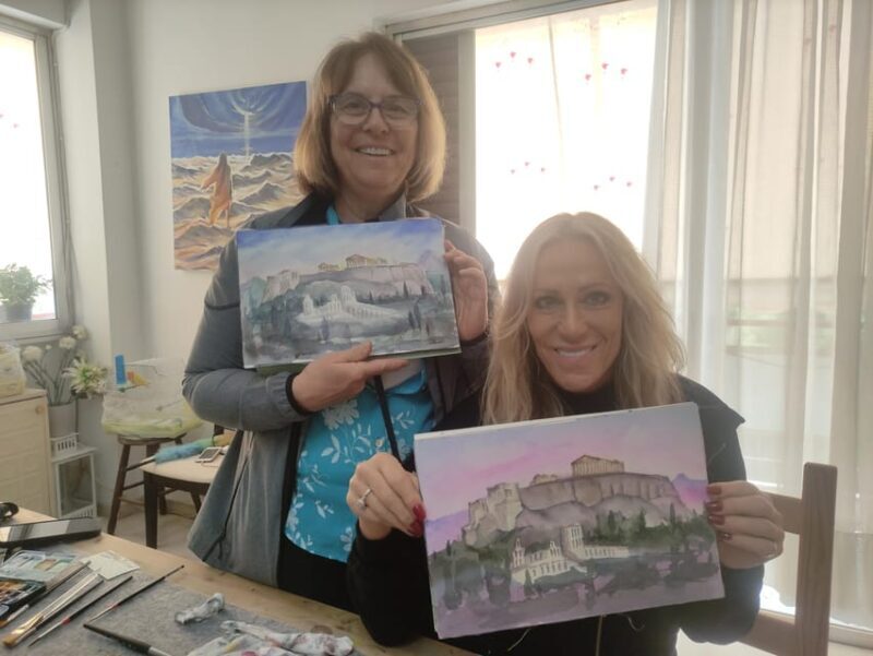 workshop for painting acropolis/landscape with local artist - An In-Depth Look at the Watercolor Greek Landscape Workshop