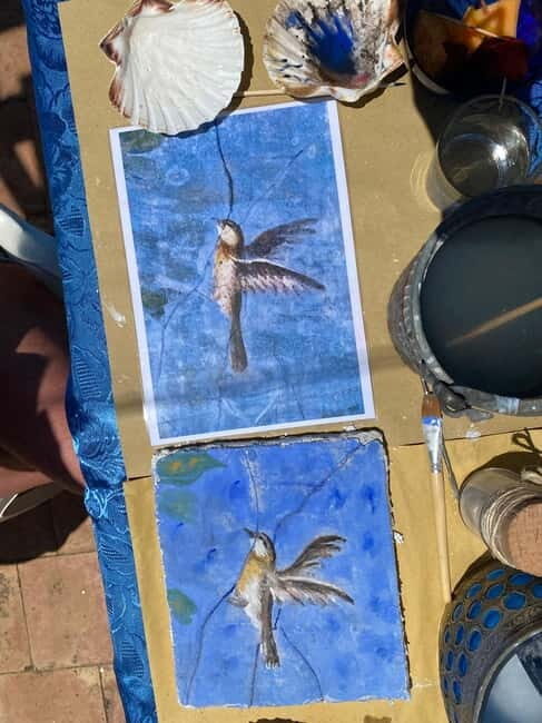 Workshop Fresco Painting & Aperitivo Seaview - Key Points