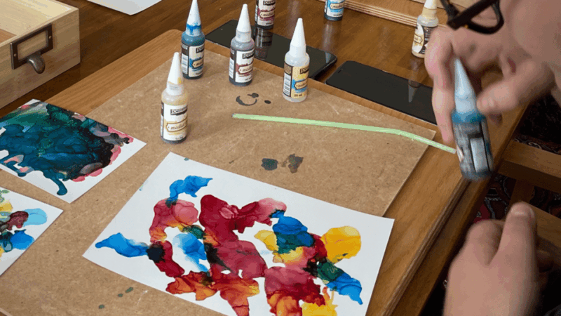 Workshop: Media Ink Painting - Workshop Experience