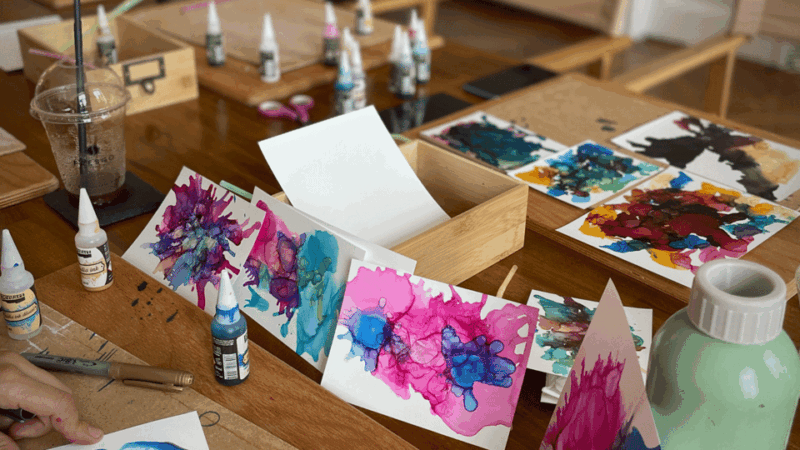 Workshop: Media Ink Painting - Materials and Refreshments