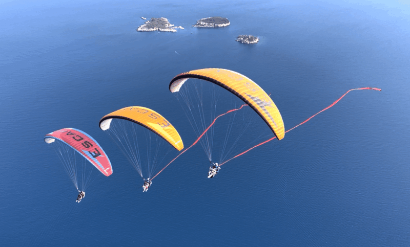 World Record Tandem Paragliding Flight Olympos Summit - Key Points