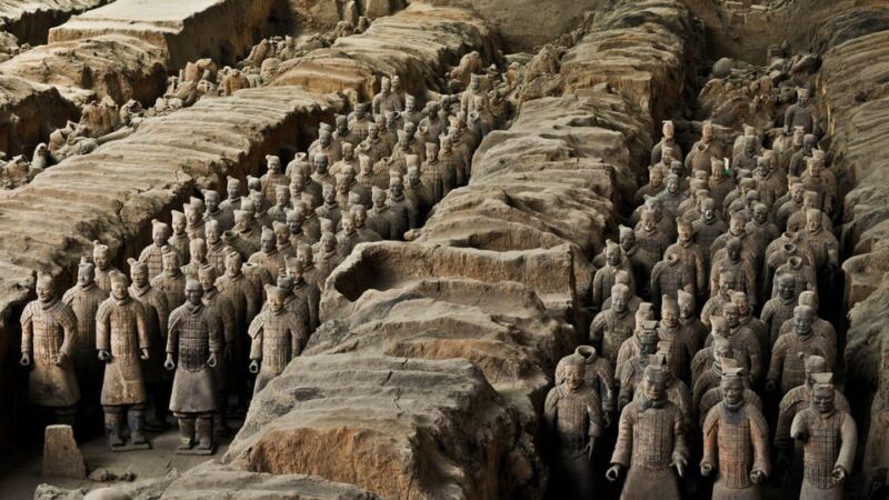 Xian: Qinshihuangs Mausoleum (Terracotta Army) E-Ticket - Ongoing Archaeological Excavations