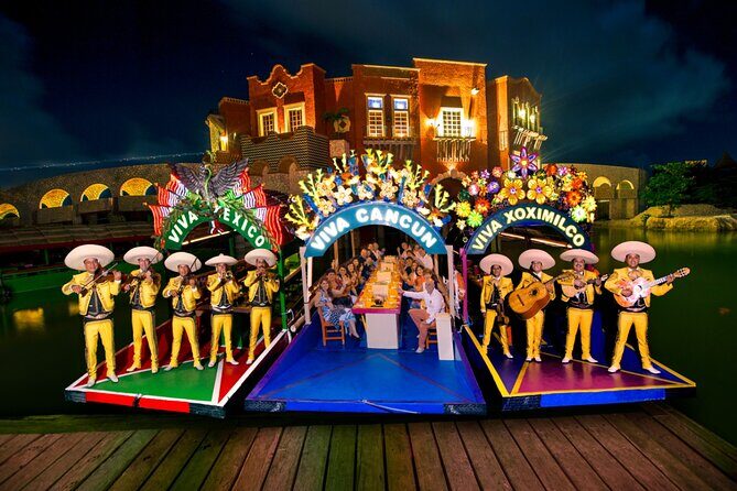 Xoximilco Flaoting Fiesta in Canals of Cancun - Key Points