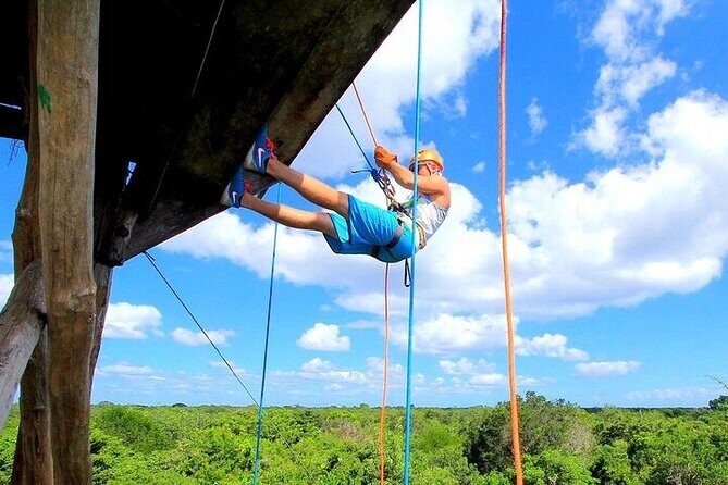 Xtreme Cenote Snorkel, Rappel, Jungle ZipLine, Tulum - Starting Off with Tulum’s Ruins