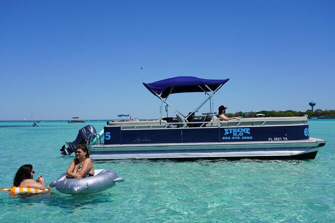 Xtreme H2O 12 Passenger Pontoon Rental Adjacent to Crab Island - Introduction to the Xtreme H2O Pontoon Rental