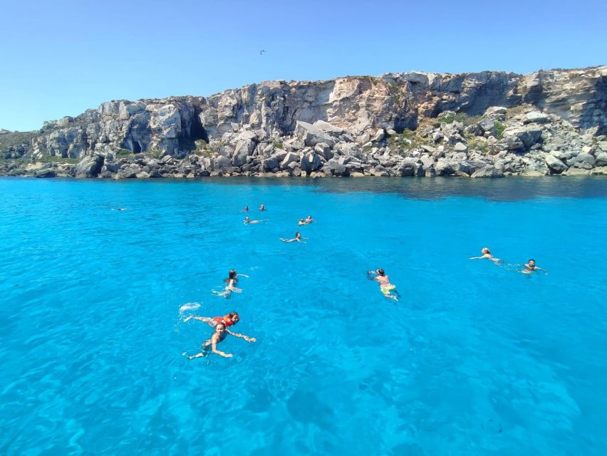 Yacht Excursion Between Levanzo and Favignana With Lunch - Itinerary Highlights
