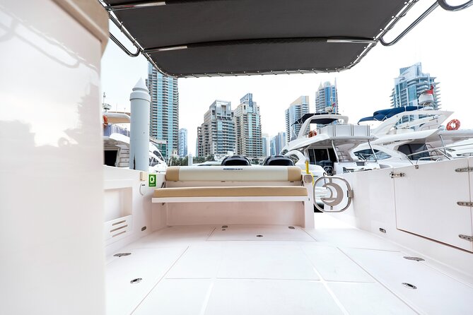 Yachting in Dubai: Book 36 Ft Yacht Charter up to 10 People - Yacht Specifications