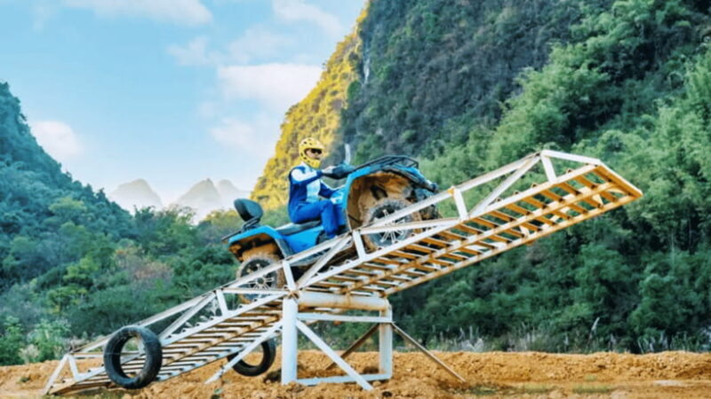 Yangshuo: Amphibious Off-Road Biking Experience - The Experience in Action