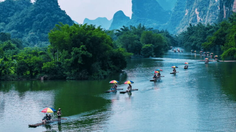 Yangshuo: Yulong River Bamboo Rafting Experience - A Gentle Journey into Nature and Culture