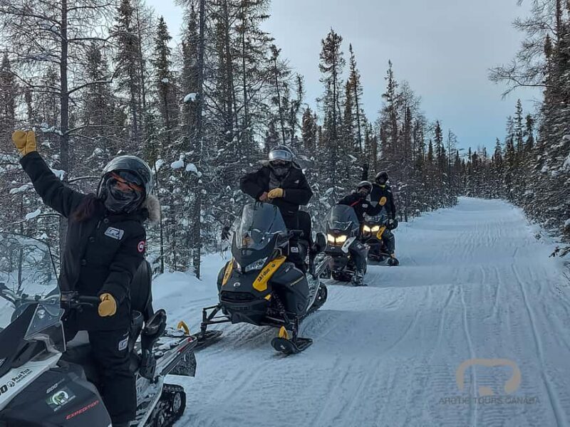 Yellowknife: Snowmobile and Ice Cave Guided Adventure Combo - Exploring the Yellowknife Ice Cave