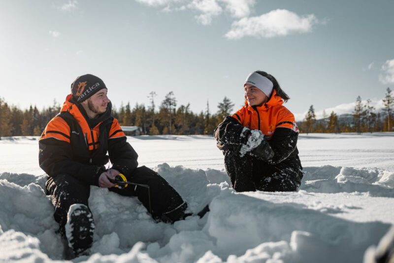 Ylläs: Snowmobile Adventure With Ice Fishing - Booking Process