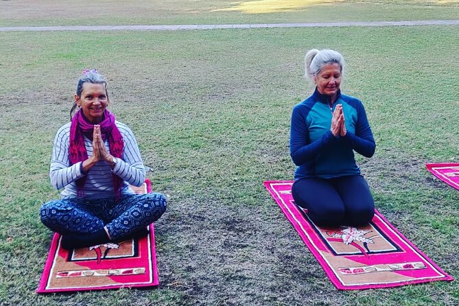 Yoga Class in Delhi - Lodhi Gardens Setting