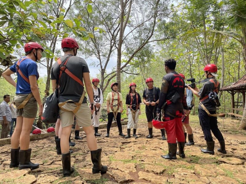 Yogyakarta: Merapi Jeep Sunrise and Jomblang Cave Tour - Adventure at Jomblang Cave