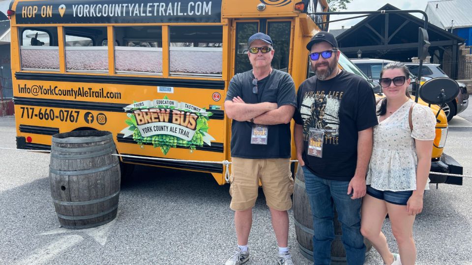 York County: Hop on the Brew Bus Craft Beer Experience - Meeting Point and Parking